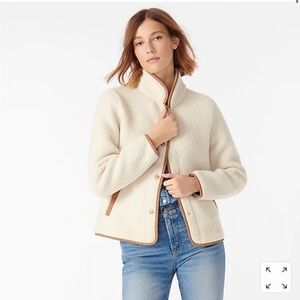 J. Crew Vintage Fleece Jacket size Small